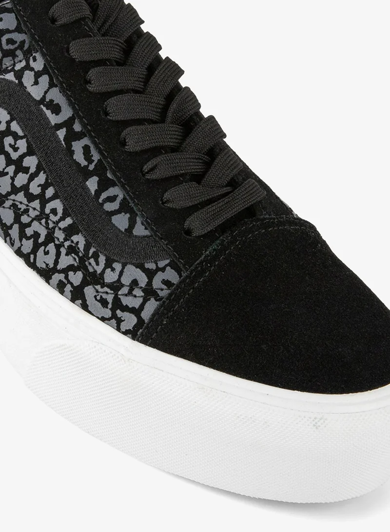 VANS Black Women’s Old Skool Stackform Shoes for Women | Best Price UAE